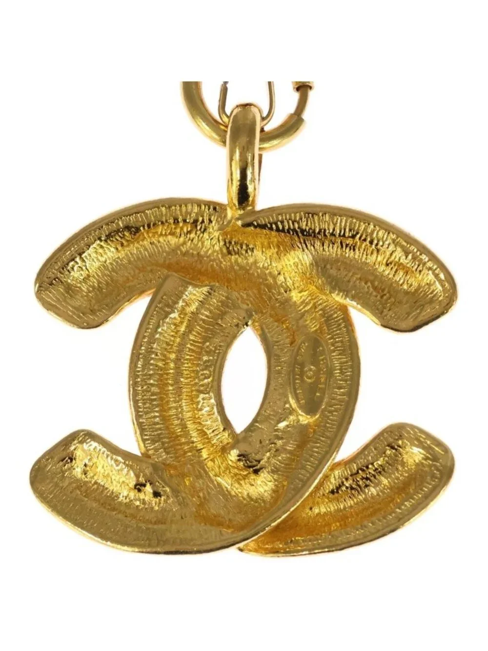 Chanel CC Logo Pendant Chain Gold